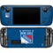 NHL New York Rangers Distressed Steam Deck Handheld Gaming Computer Skin